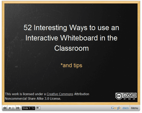 Ideas to Inspire - Ideas for using an Interactive Whiteboard in your Classroom_1297071626660