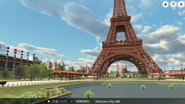 Explore Paris in 3D on your Whiteboard or iPad