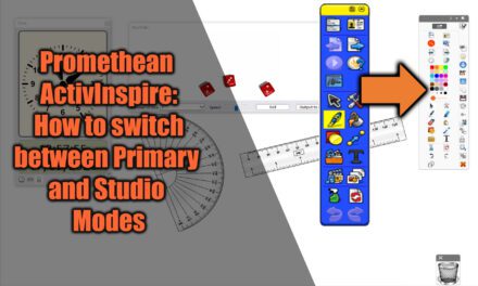 How to switch between Primary and Studio Modes in Activinspire