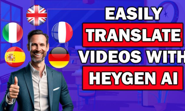 Easily Translate Videos using HeyGen AI